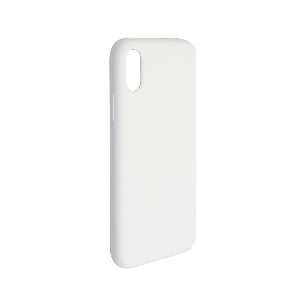 GreenMind iPhone X / XS Foret Silikone Cover - Hvid