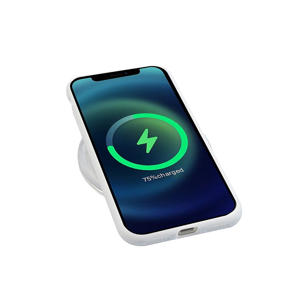 GreenMind iPhone XR Foret Silikone Cover - Hvid