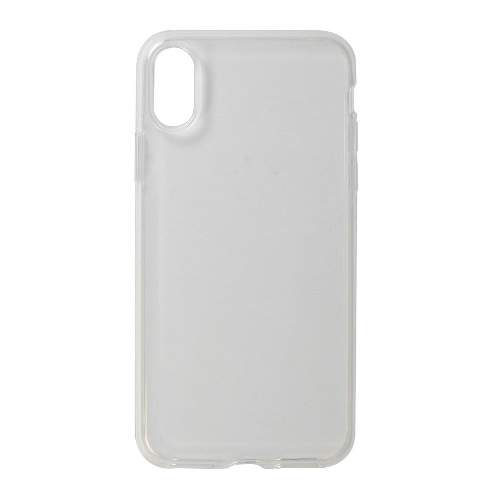 GreenMind iPhone XS Max Fleksibelt Plastik Cover - Gennemsigtig