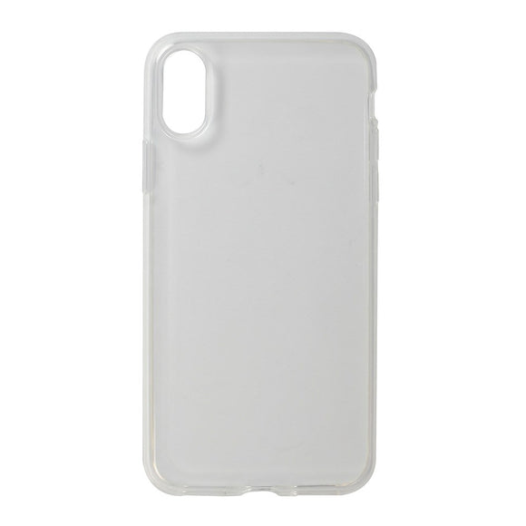 GreenMind iPhone XS Max Fleksibelt Plastik Cover - Gennemsigtig