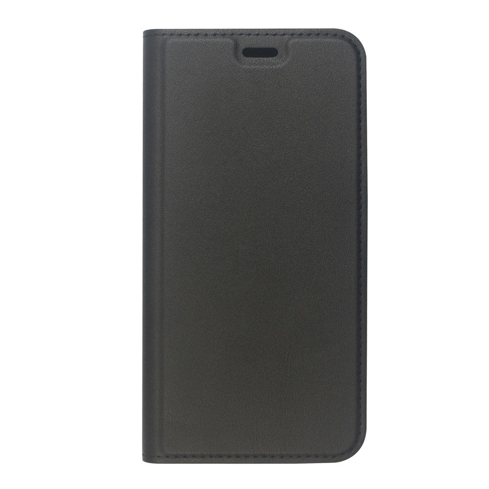 GreenMind iPhone XS Max Kunstlæder Flip Cover m. Kortholder & Ståfunktion - Sort