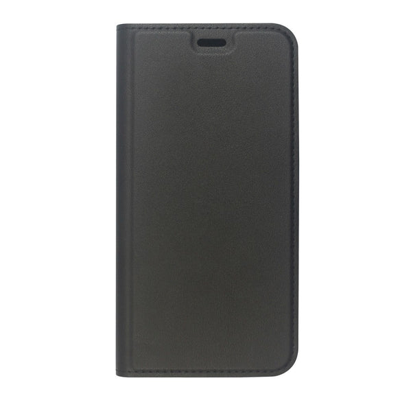 GreenMind iPhone XS Max Kunstlæder Flip Cover m. Kortholder & Ståfunktion - Sort