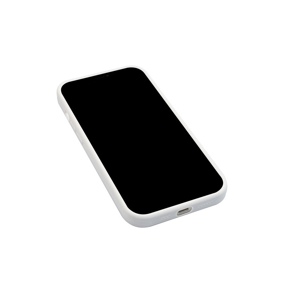 GreenMind iPhone 12 / 12 Pro Foret Silikone Cover - Hvid