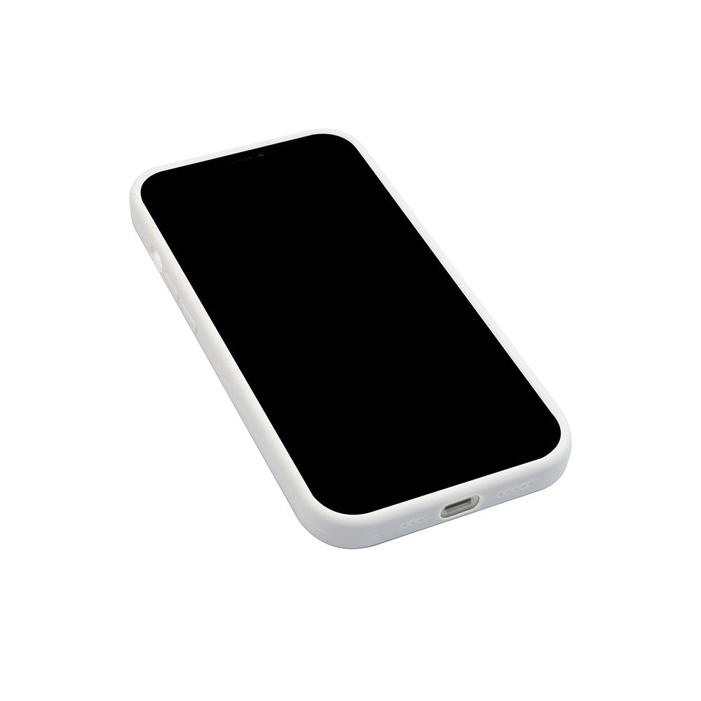 GreenMind iPhone 13 Mini Foret Silikone Cover - Hvid