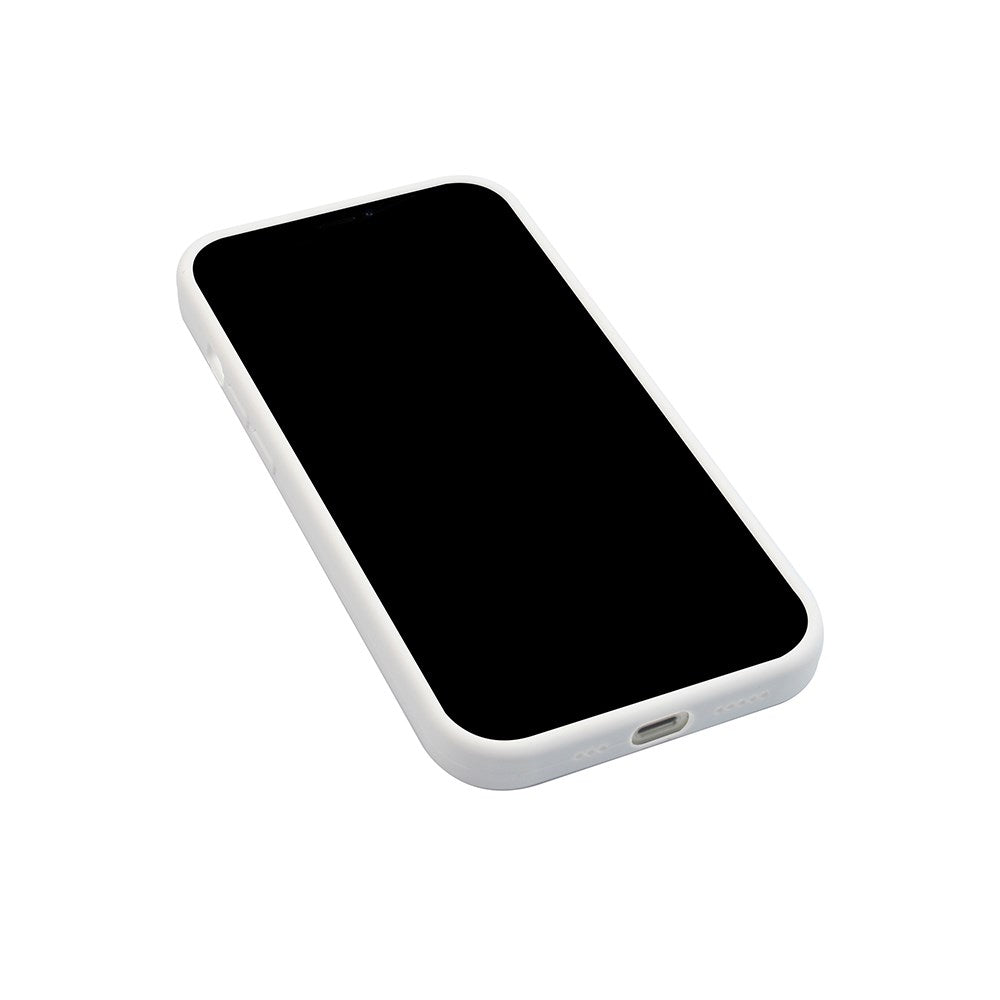 GreenMind iPhone 14 Foret Silikone Cover - Hvid