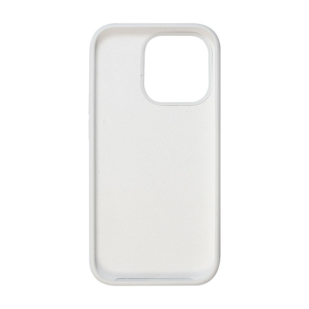 GreenMind iPhone 14 Pro Foret Silikone Cover - Hvid