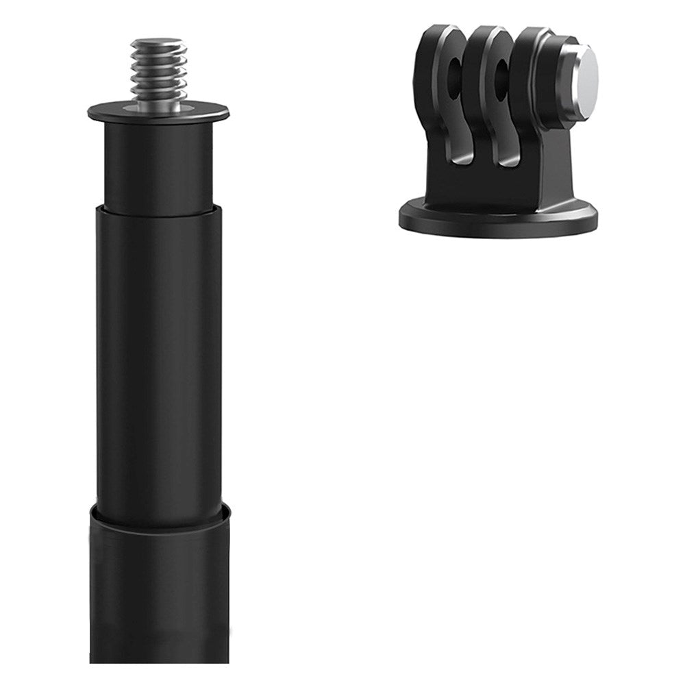 TELESIN Teleskopisk Selfie Stang til Action Kamera - 2.7m - Sort