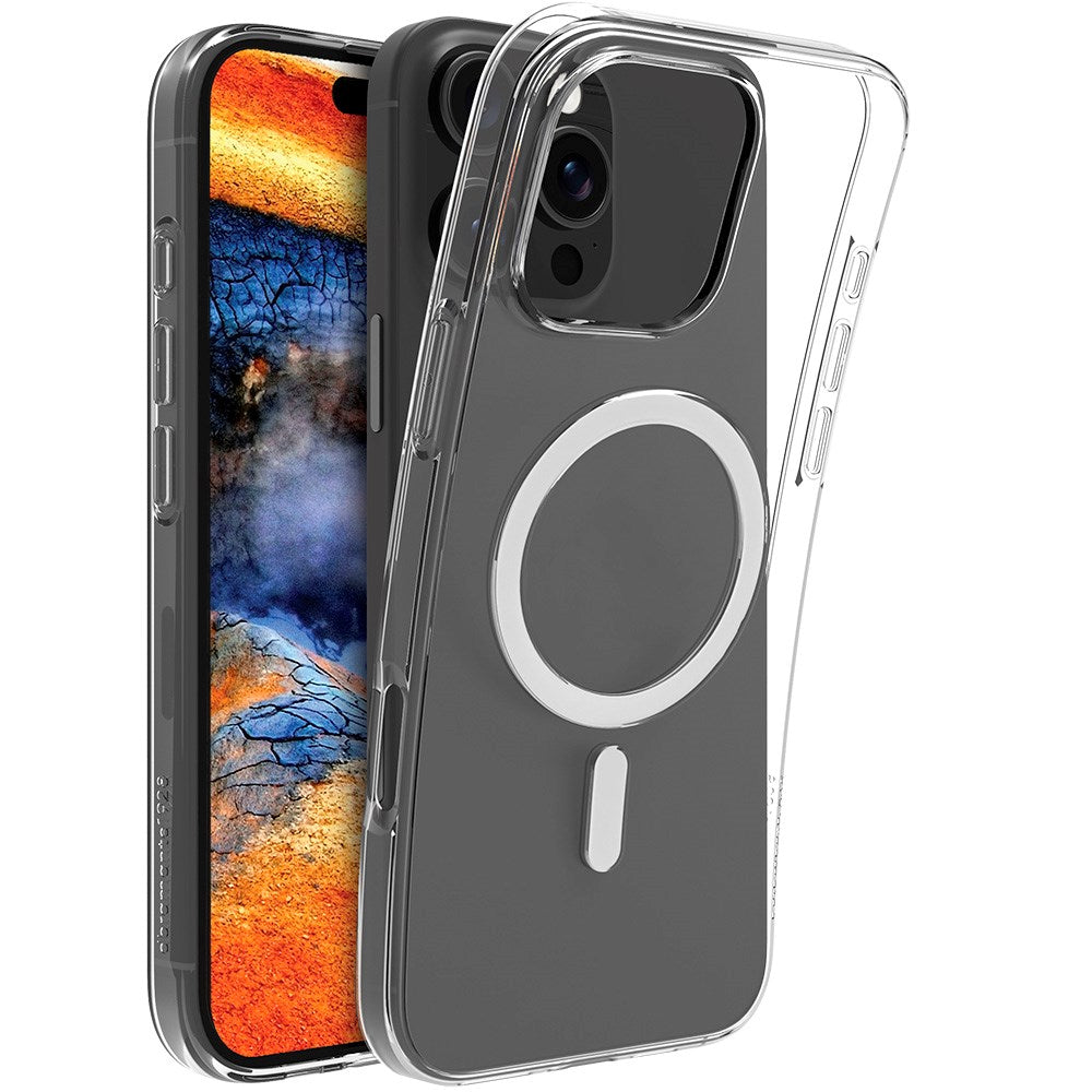 dbramante1928 iPhone 16 Pro Greenland Pro Cover - 100% Genbrugsplast - MagSafe Kompatibel - Clear