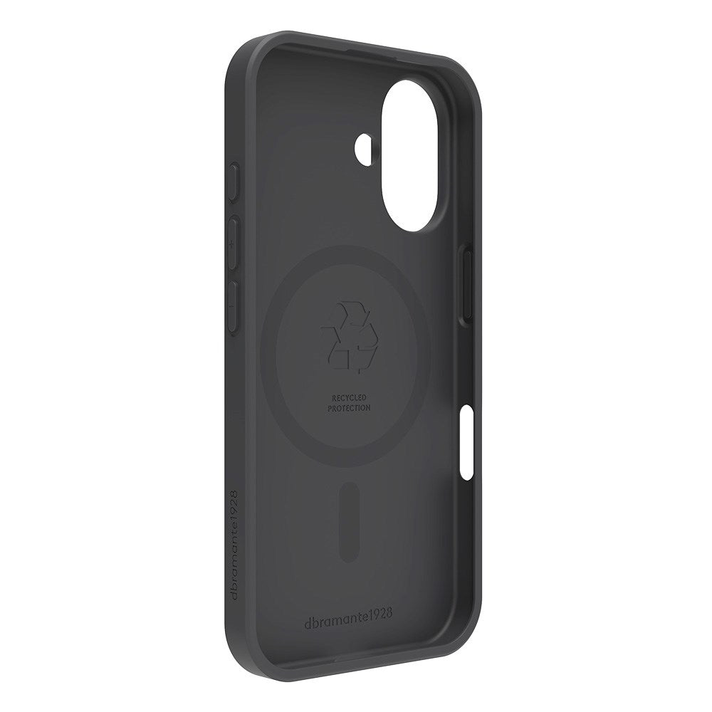 dbramante1928 iPhone 16 Greenland Pro Cover - 100% Genbrugsplast - MagSafe Kompatibel - Night Black