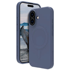 dbramante1928 iPhone 16 Greenland Pro Cover - 100% Genbrugsplast - MagSafe Kompatibel - Pacific Blue