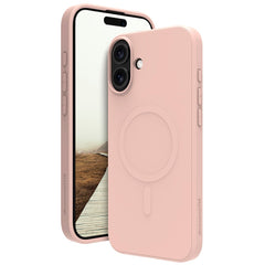 dbramante1928 iPhone 16 Plus Greenland Pro Cover - 100% Genbrugsplast - MagSafe Kompatibel - Pink Sand