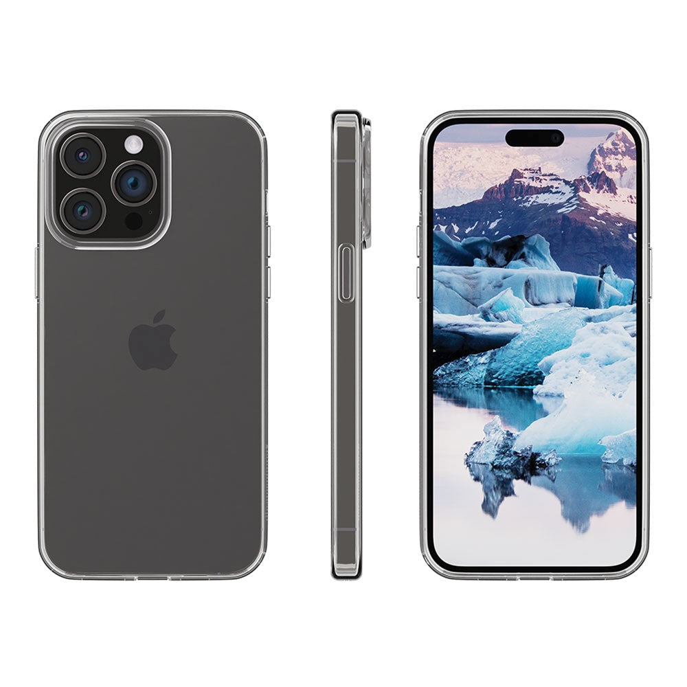 dbramante1928 iPhone 15 Pro Max Greenland Cover - 100% Genbrugsplast - Clear