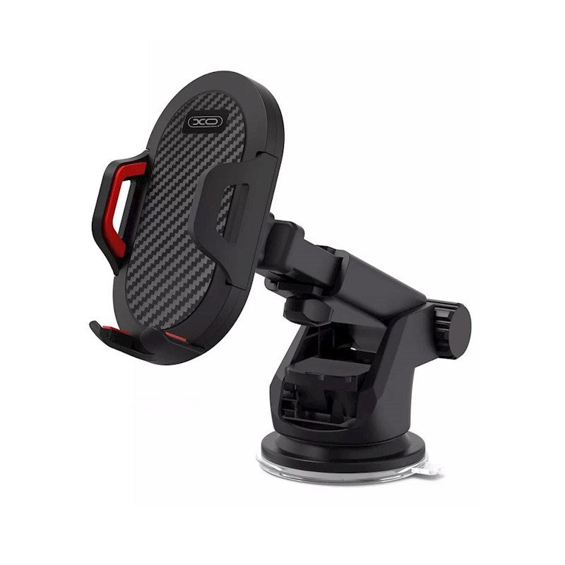 XO C39 Universal Mobilholder til Bil - Sugekop til Instrumentbræt - Sort