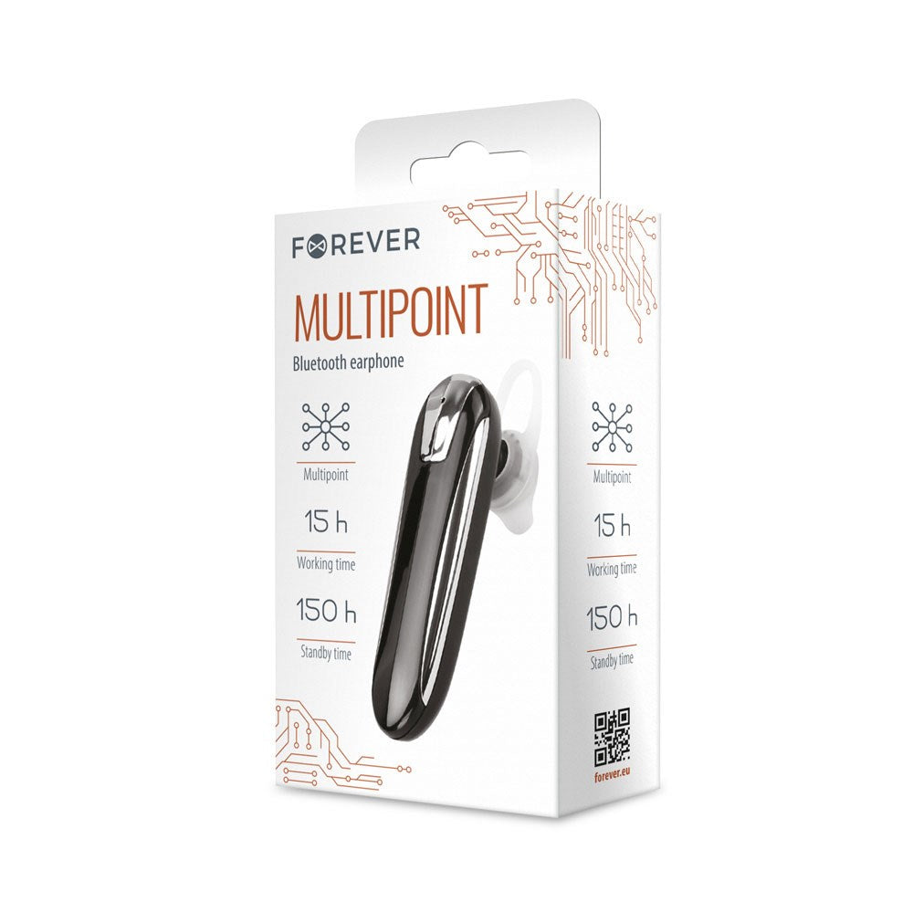 Forever Trådløst Bluetooth Headset - Sort