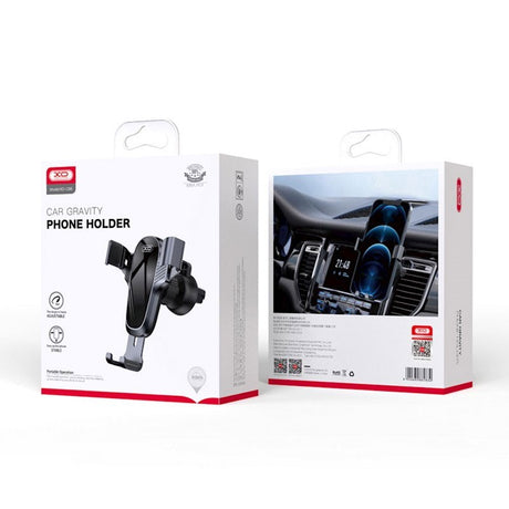 XO C86 Mobilholder til Bil m. Arme til Ventilationsristen - Sort
