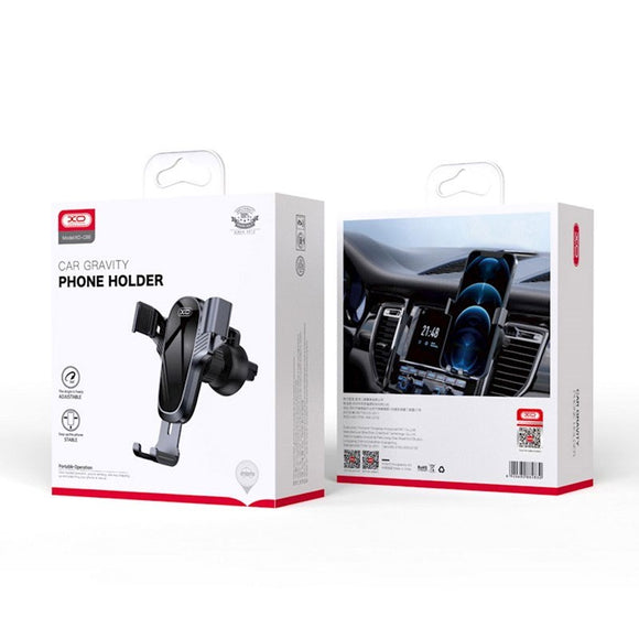 XO C86 Mobilholder til Bil m. Arme til Ventilationsristen - Sort