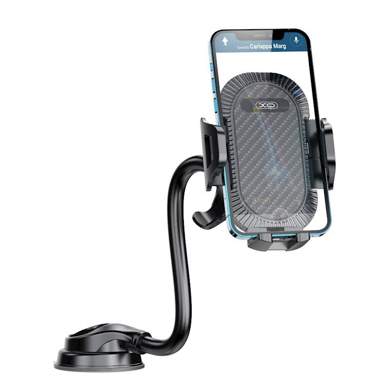XO C85 Fleksibel Mobilholder til Bil m. Sugekop - Sort