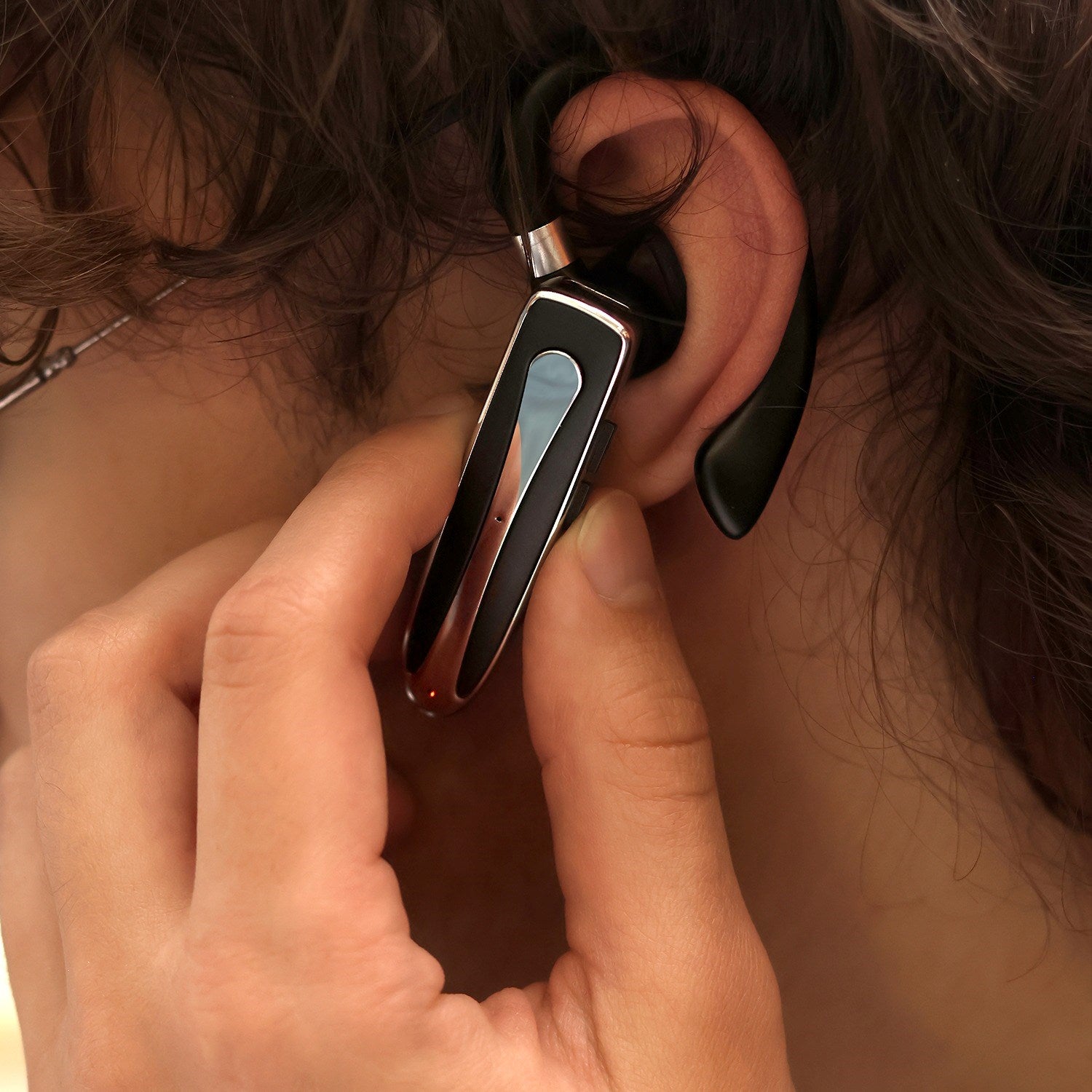 Maxlife MXBH-01 Bluetooth Headset m. Opladningsetui - Sort