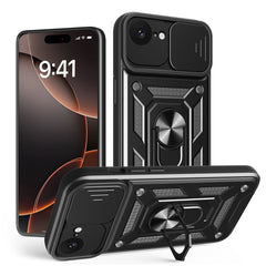 iPhone 17e / 16e TFO Defender Slide Cover - Sort