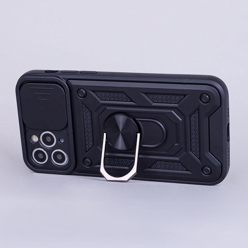 iPhone 17e / 16e TFO Defender Slide Cover - Sort