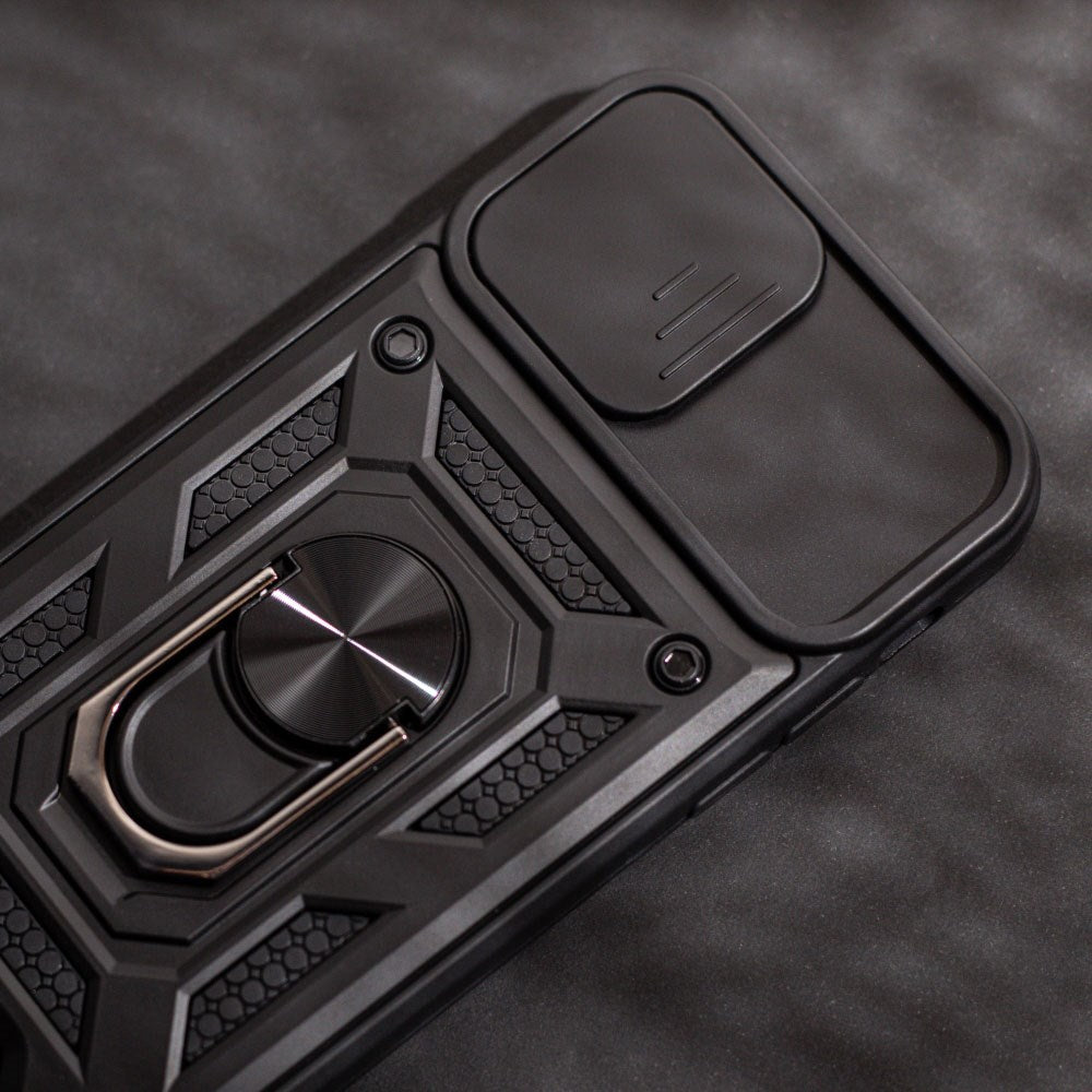 iPhone 17e / 16e TFO Defender Slide Cover - Sort