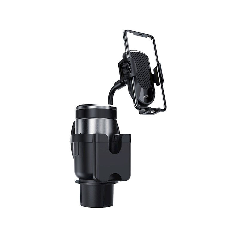 XO C140 Mobilholder til Bil - Placering i Kopholder - Sort