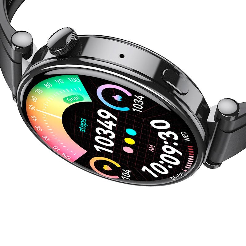 XO GT4 Mini Smartwatch m. Udskiftelige Urskiver - Sort