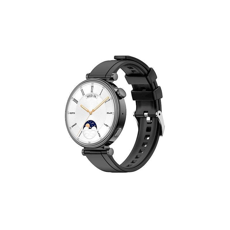 XO GT4 Mini Smartwatch m. Udskiftelige Urskiver - Sort