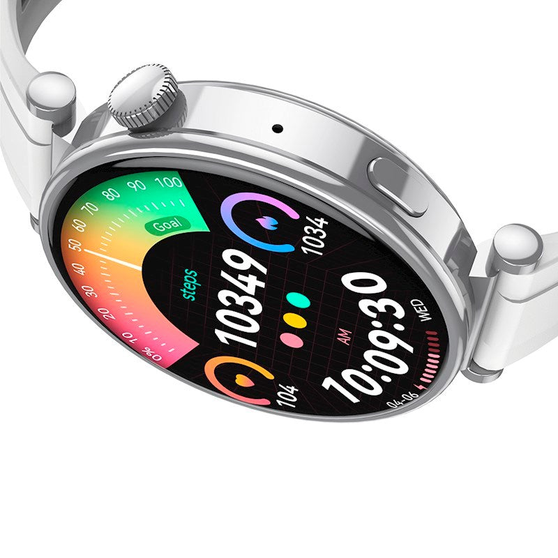 XO GT4 Mini Smartwatch m. Udskiftelige Urskiver - Sølv
