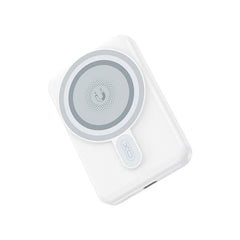 XO 20W Magnetisk Powerbank 10.000mAh m. USB-C og Ståfunktion - Hvid