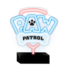 Neon LED Skilt med Fod - Paw Patrol
