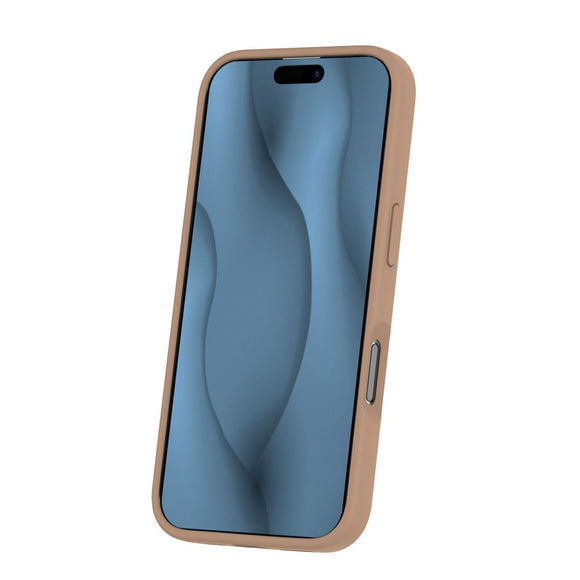iPhone 16 Silicone Thin Cover - MagSafe Kompatibel - Brun