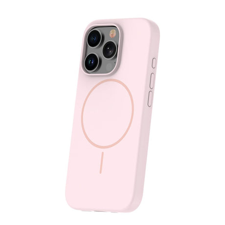 iPhone 14 Pro Silicone Thin Cover - MagSafe Kompatibel - Lyserød