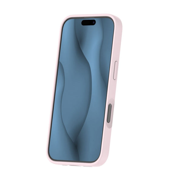 iPhone 15 Pro Silicone Thin Cover - MagSafe Kompatibel - Lyserød
