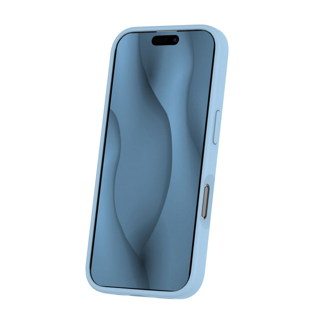 iPhone 16 Silicone Thin Cover - MagSafe Kompatibel - Lyseblå