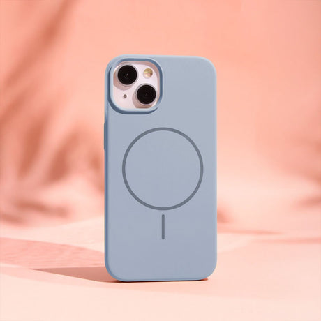 iPhone 16 Pro Silicone Thin Cover - MagSafe Kompatibel - Lyseblå