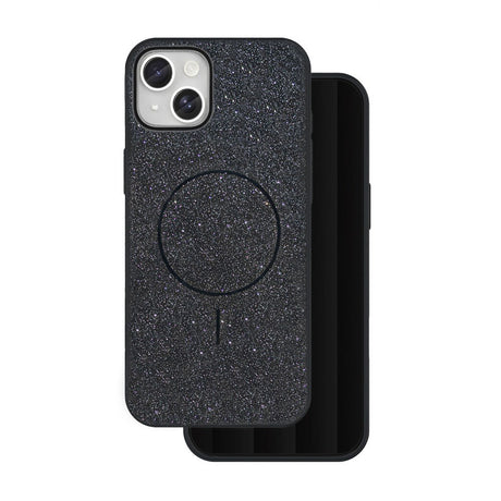 iPhone 13 Glitter Thin Cover - MagSafe Kompatibel - Sort