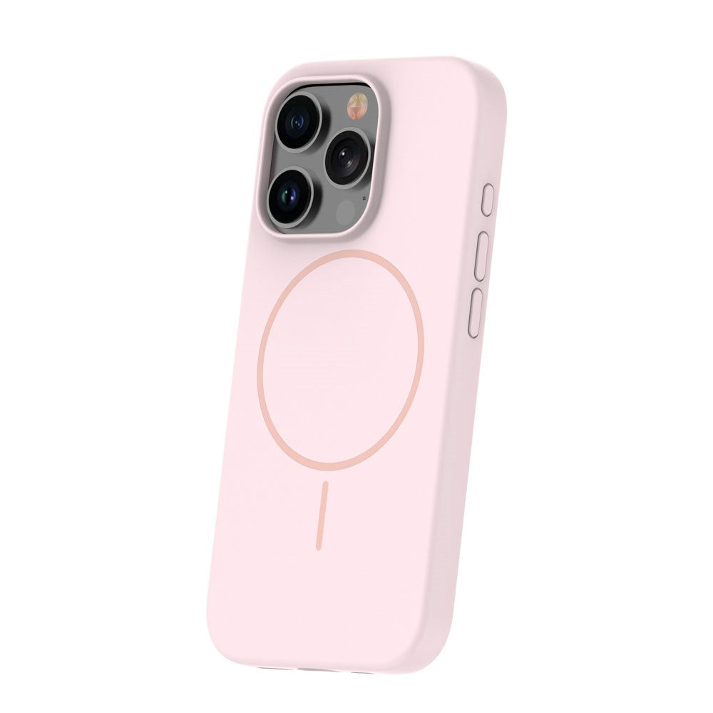 iPhone 17e / 16e Silicone Thin Cover - MagSafe Kompatibel - Lyserød