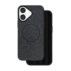 iPhone 17e / 16e TFO Glitter Thin Cover - MagSafe Kompatibel - Sort