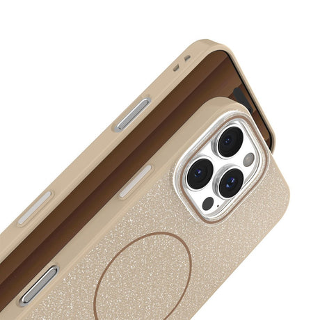 iPhone 17e / 16e TFO Glitter Thin Cover - MagSafe Kompatibel - Brun