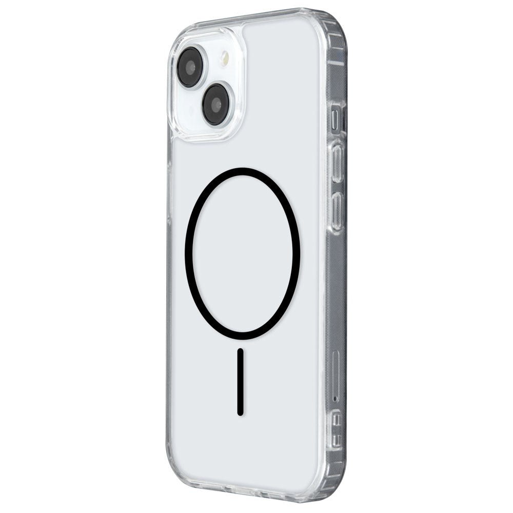 iPhone 17 TFO Anti-Shock Thin Cover - MagSafe Kompatibel - Gennemsigtig / Sort