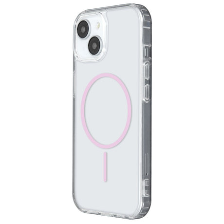 iPhone 17 TFO Anti-Shock Thin Cover - MagSafe Kompatibel - Gennemsigtig / Lyserød