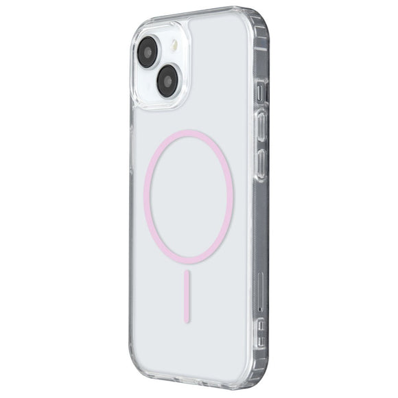 iPhone 17 TFO Anti-Shock Thin Cover - MagSafe Kompatibel - Gennemsigtig / Lyserød