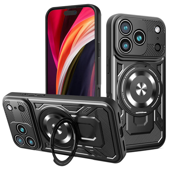 iPhone 17 Pro TFO Defender Armor Cover - MagSafe Kompatibel - Sort