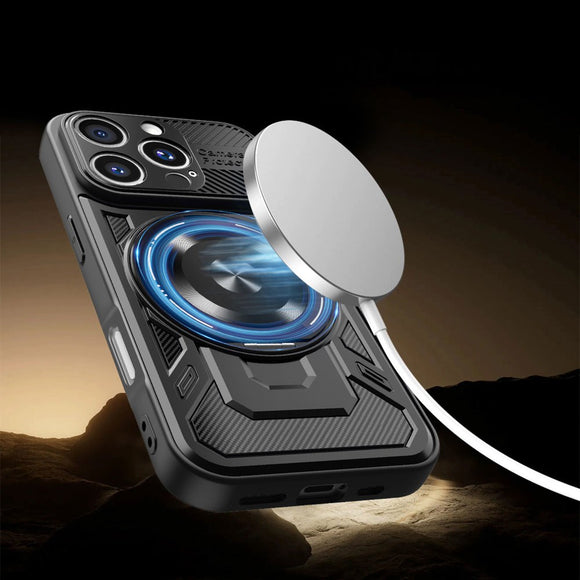 iPhone 17 Pro TFO Defender Armor Cover - MagSafe Kompatibel - Sort