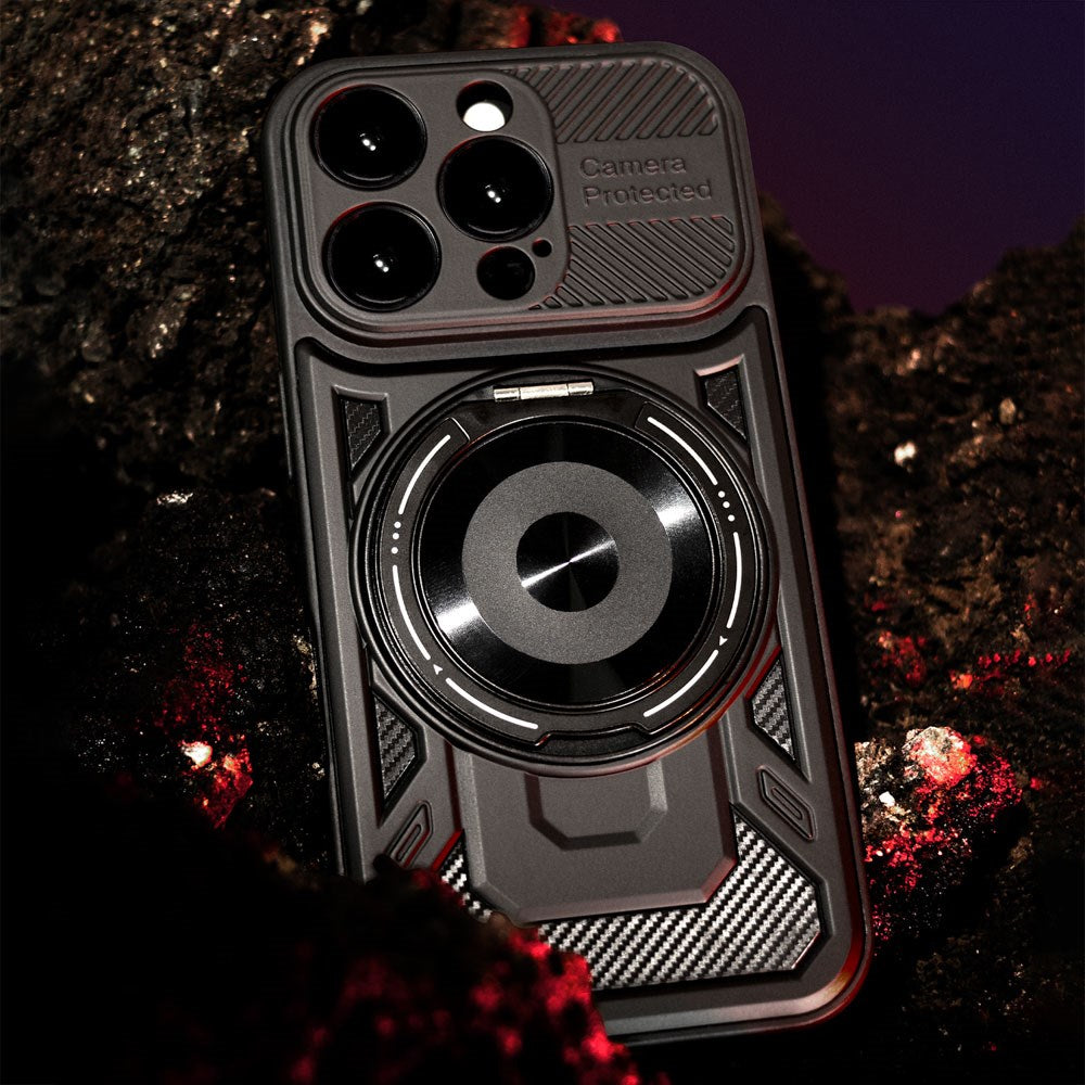 iPhone 17 Pro TFO Defender Armor Cover - MagSafe Kompatibel - Sort