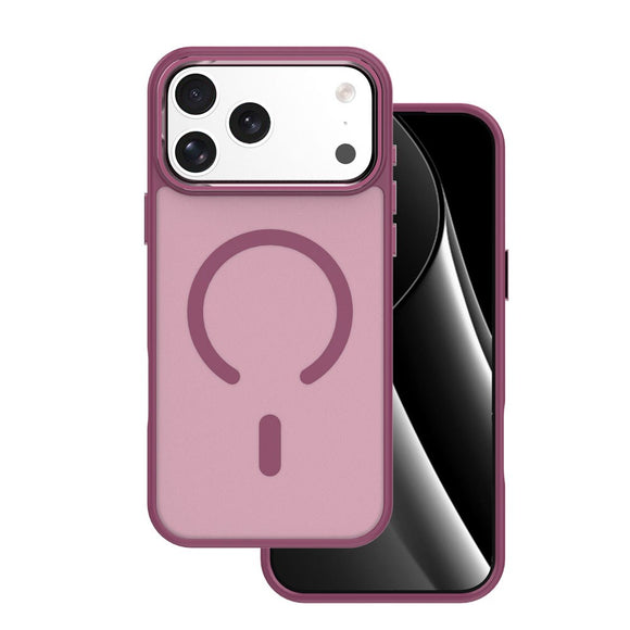 iPhone 17 TFO Frozen Hybrid Cover - MagSafe Kompatibel - Rød