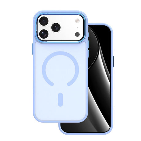 iPhone 17 Pro TFO Frozen Hybrid Cover - MagSafe Kompatibel - Blå
