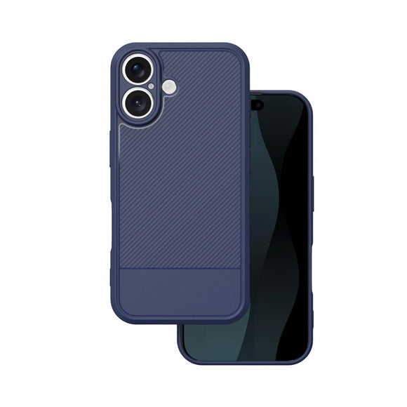 iPhone 17 TFO Simple Carbon Cover - Blå
