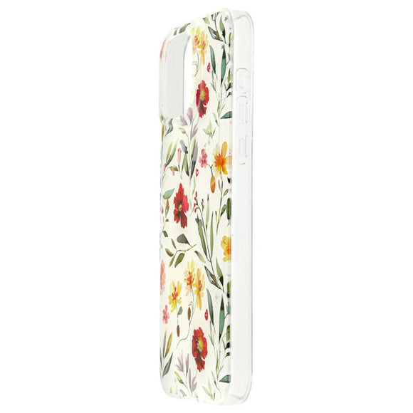 iPhone 16 Pro TFO Glow Glam Cover - Hvid / Blomster